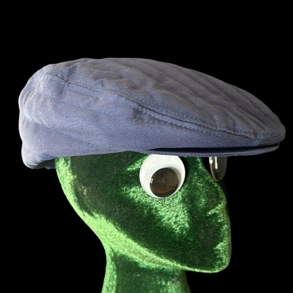 Vintage McGregor Blue Quilted Newsboy Cap - Picture 2 of 16